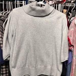 Cozy Light Gray Turtleneck Sweater